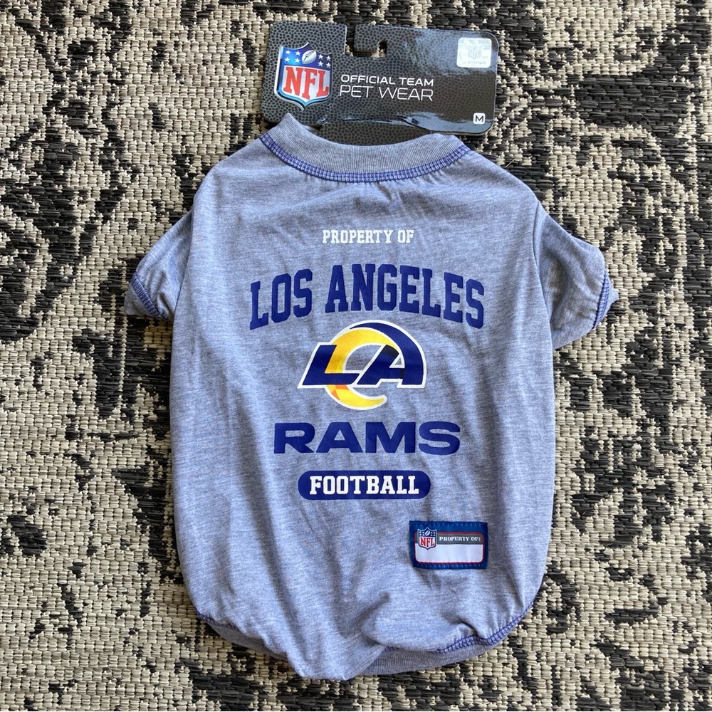Los Angeles Rams Dog Shirt Size Medium